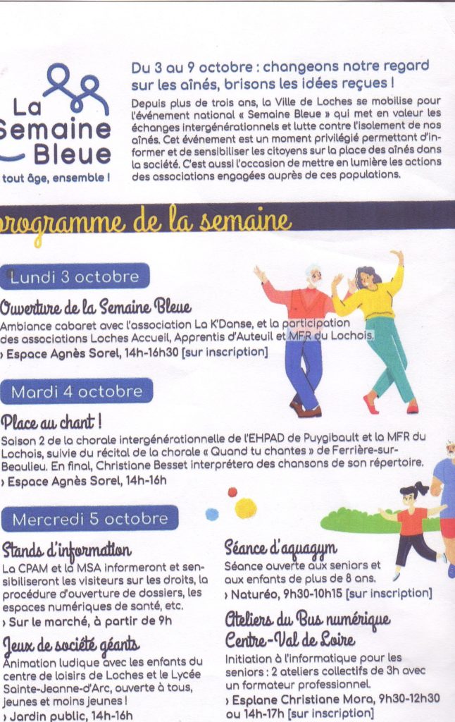 semaine bleue